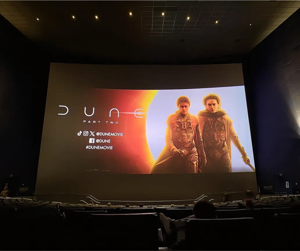 Image of an excited Movies On Me gift card recipient. Their thank you note is below.